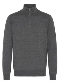Troyer Blend "Troyer BHCASSRI", Herren, Gr. M, grau (charcoal mix), Obermaterial: 100% Polyester PES., Pullover Troyer