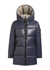 Kurzmantel Khujo "Steppmantel Grana-YM", Damen, Gr. XXL, blau (schwarz cloud blau), Obermaterial: 100% Nylon NY. Obermaterial: Futter: 100% Nylon NY. 100% Polyester PES., M&auml;ntel Kurzmantel