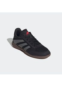 Fu&szlig;ballschuh adidas Performance "PREDATOR LEAGUE KIDS IN", Kinder, Gr. 34, schwarz (core schwarz, grau four, lucid rot), Synthetik, Schuhe Fu&szlig;ballschuh, f&uuml;r Halle und Stra&szlig;e, f&uuml;r Kinder & Jugendliche