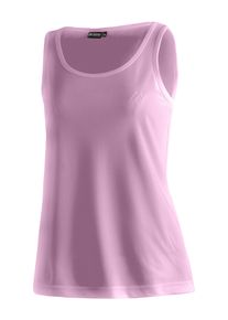 Funktionsshirt Maier Sports "Petra", Damen, Gr. 54, blassrosa, 100% Polyester, Rundhals, Shirts Funktionsshirt, Damen Top, leichtes &auml;rmelloses Shirt, Rundhals, Regular Fit