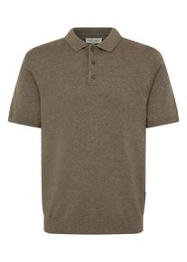 Longsleeve Casual Friday "Strickpullover CFBells", Herren, Gr. S, braun (major braun melange), Obermaterial: 50% Baumwolle CO. 50% Lyocell CLY., Shirts Longsleeve