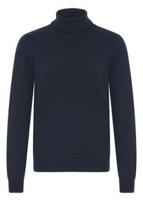 Rollkragenpullover Blend "Rollkragenpullover BHBRYAN", Herren, Gr. M, schwarz (salute), Obermaterial: 70% Baumwolle CO. 30% Nylon NY., Pullover Rollkragenpullover