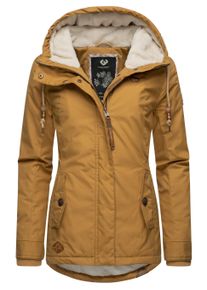 Winterjacke Ragwear "Winterjacke Monade", Damen, Gr. 6XL, braun (camel22), Obermaterial: 65% Polyester PES. 35% Baumwolle CO. Obermaterial: Futter: 100% Polyester PES. 100% Polyester PES., Jacken Winterjacke