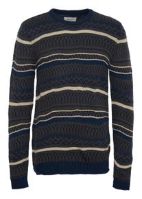 Strickfleece-Pullover Blend "Strickpullover BHPullover", Herren, Gr. XXL, blau (marineblaus), Obermaterial: 100% Polyacryl PAN., Pullover Strickfleece-Pullover
