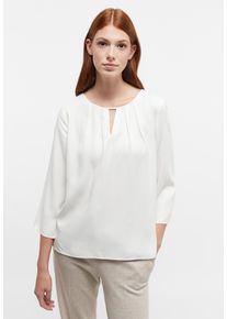 Shirtbluse Eterna "LOOSE FIT", Damen, Gr. 36, wei&szlig; (off, wei&szlig;), 100% Viskose, Blusen Shirtbluse