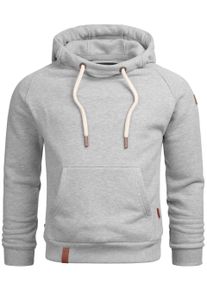 Kapuzenpullover Alessandro Salvarini "Alessandro Salvarini Herren Hoodie AS290", Herren, Gr. XL, grau (hellgrau), Obermaterial: 65% Baumwolle CO. 35% Polyester PES., Sweatshirts Kapuzenpullover