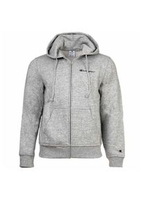 Sweatshirt Champion "Sweatjacke Sweatjacke Heavy Soft", Damen, Gr. XXL, grau (hellgrau), Obermaterial: 70% Baumwolle CO. 30% Polyester PES., Sweatshirts Sweatshirt