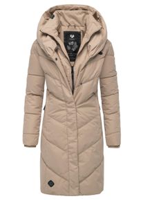 Steppmantel Ragwear "Steppmantel Natalka", Damen, Gr. XL, beige (light taupe25), Obermaterial: 100% Polyester PES. Obermaterial: Futter: 100% Polyester PES. 100% Polyester PES., M&auml;ntel Steppmantel