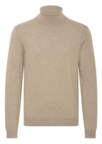 Rollkragenpullover Casual Friday "Rollkragenpullover CFEDIN", Herren, Gr. XL, braun (roasted cashew), Obermaterial: 95% Baumwolle CO. 5% Kaschmir WS., Pullover Rollkragenpullover