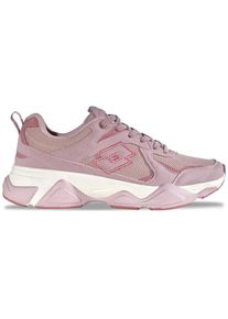 Sneaker Lotto, Damen, Gr. 37, rose, dunkelrose, Kunstfaser, Synthetik, mehrfarbig, Schuhe Sneaker, - in angesagtem Millenium Look
