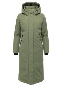 Wintermantel Navahoo "Wintermantel Schneew&auml;chter 14", Damen, Gr. XS, gr&uuml;n (olive leaf), Obermaterial: 100% Polyester PES. Obermaterial: Futter: 100% Polyester PES. 100% Polyester PES., M&auml;ntel Wintermantel