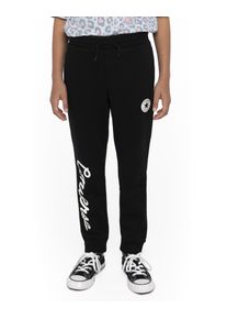 Jogginghose Converse "CNVG SIG CHUCK PATCH JOGGER", M&auml;dchen, Gr. 104 (4), N-Gr, schwarz, Jersey, Obermaterial: 60% Baumwolle, 40% Polyester, unifarben, Hosen Jogginghose, f&uuml;r Kinder