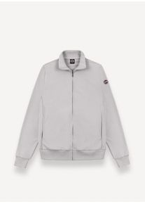 Sweatjacke COLMAR "MENS SWEATJACKET", Damen, Gr. XXL, beige, Sweatware, Obermaterial: 100% Baumwolle, unifarben, regular fit normal, hoch geschlossener Ausschnitt, Rippb&uuml;ndchen, Sweatjacken Sweatjacke, mit geripptem Stehkragen, aus Baumwolle, Regular Fit