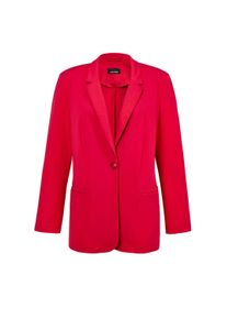 Jackenblazer GOLDNER "Damenblazer mit Reverskragen und Paspeltaschen", Damen, Gr. 42, gr&uuml;n (rot), Obermaterial: 48% Polyamid PA. 40% Viskose CV. 12% Elasthan EL., Gerade, Blazer Jackenblazer, mit formgebenden Teilungsn&auml;hte