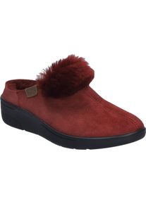 Hausschuh Josef Seibel "Tara 05, carmin", Damen, Gr. 39, rot (carmin), Obermaterial: 100% Lammfell LF., Schuhe Hausschuh