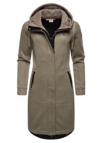 Kurzmantel Ragwear "Kurzmantel Letti Long Bonded", Damen, Gr. L, braun (mocca), Obermaterial: 100% Polyester PES., M&auml;ntel Kurzmantel