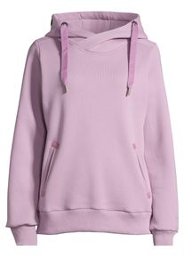 Kapuzenpullover SALZHAUT "Hoodie S&Uuml;NN", Damen, Gr. XS, lila (flieder), Obermaterial: 55% Baumwolle CO. 45% Polyester PES., Pullover Kapuzenpullover