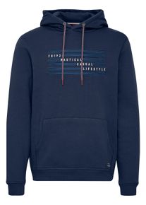 Kapuzenpullover FQ1924 "Hoodie FQWilliam", Herren, Gr. M, blau (salute), Obermaterial: 80% Baumwolle CO. 20% Polyester PES., bedruckt, Pullover Kapuzenpullover