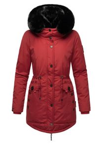 Wintermantel Navahoo "Wintermantel Sweety Deluxe", Damen, Gr. S, rot (blood rot), Obermaterial: 60% Baumwolle CO. 40% Nylon NY. Obermaterial: Futter: 100% Polyester PES. 100% Polyester PES., M&auml;ntel Wintermantel