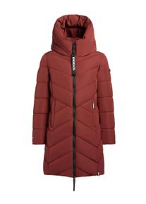 Wintermantel Khujo "Wintermantel Darka2-YM", Damen, Gr. M, rot (dunkelrot), Obermaterial: 100% Polyester PES. Obermaterial: Futter: 100% Nylon NY. 100% Polyester PES., M&auml;ntel Wintermantel