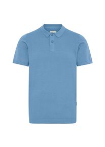 Longsleeve Blend "Strickpullover BHBray Polo", Herren, Gr. XL, blau (copen blau), Obermaterial: 100% Baumwolle CO., Shirts Longsleeve