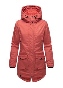Parka Navahoo "Winterjacke Brinjaa", Damen, Gr. M, rot (rouge), Obermaterial: 65% Polyester PES. 35% Baumwolle CO. Obermaterial: Futter: 100% Polyester PES. 100% Polyester PES., Jacken Parka