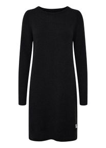 Strickkleid oxmo "Strickkleid OXMareen", Damen, Gr. M, N-Gr, schwarz, Obermaterial: 50% Viskose CV. 27% Polyester PES. 23% Nylon NY., Kleider Strickkleid