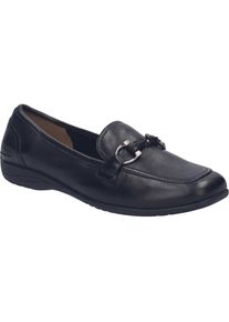 Ballerina Josef Seibel "Fenja 34, black-black", Damen, Gr. 41, schwarz (schwarz, schwarz), Obermaterial: 100% Rindsleder Leather cow., Schuhe Ballerina