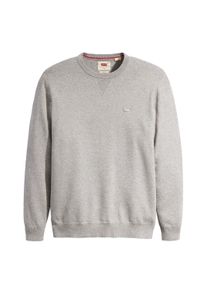 Levi's Sweater LEVI'S "Strickpullover Lightweight Housemark Sweater 1er Pack", Herren, Gr. XL, grau, Obermaterial: 94% Baumwolle CO. 4% Polyamid PA. 2% Elasthan EL., Sweatshirts Sweater