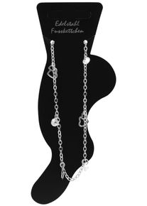 Adelia&acute;s Armband ADELIA&acute;S "Damen Armband aus Edelstahl mit Strass Steinchen 25 cm" Gr. 25, silber, Armb&auml;nder, Damen, Edelstahl, Armband