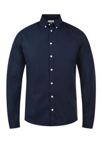 Businesshemd Casual Friday "Businesshemd CFArthur", Herren, Gr. M, N-Gr, blau (navy blazer), Web, Obermaterial: 98% Baumwolle CO. 2% Elasthan EL., slim fit normal, Hemden Businesshemd