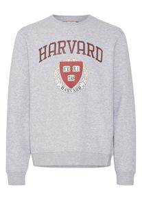 Longpullover Blend "Sweatshirt BHSweatshirt", Herren, Gr. L, grau (stone mix), Obermaterial: 60% Baumwolle CO. 40% Polyester PES., Pullover Longpullover