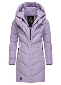 Steppmantel Ragwear "Steppmantel Natalka", Damen, Gr. XXL, lila (lavender24), Obermaterial: 100% Polyester PES. Obermaterial: Futter: 100% Polyester PES. 100% Polyester PES., M&auml;ntel Steppmantel
