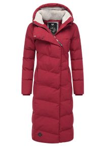 Wintermantel Ragwear "Wintermantel Pavla Long", Damen, Gr. L, rot (dunkelrot25), Obermaterial: 100% Polyester PES. Obermaterial: Futter: 100% Polyester PES. 100% Polyester PES., M&auml;ntel Wintermantel