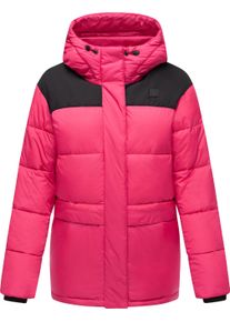 Anorak Ragwear "Steppjacke Wikesh", Damen, Gr. 3XL, pink (fuchsia), Obermaterial: 100% Nylon NY. 100% Polyester PES. Obermaterial: Futter: 100% Polyester PES. 100% Polyester PES., Jacken Anorak