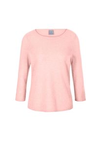 Madeleine Mode Longpullover MADELEINE "Strickpullover Kaschmirpullover mit U-Boot-Ausschnitt", Damen, Gr. 48, grau, Obermaterial: 100% Kaschmir WS., Modern, normal, Pullover Longpullover, Kaschmirpullover mit 3/4 Arm