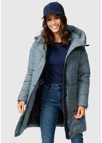 Winterjacke Marikoo "Marikoo Karumikoo XVI Damen Winterjacke B987", Damen, Gr. XL, blau (stormy blau), Obermaterial: 100% Polyester PES., Jacken Winterjacke