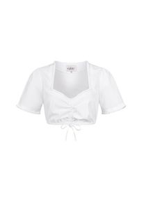 N&uuml;bler Dirndlbluse N&Uuml;BLER "Dirndlbluse kurzarm Katja", Damen, Gr. 34, wei&szlig;, Obermaterial: 65% Baumwolle CO. 35% Polyester PES., Blusen Dirndlbluse