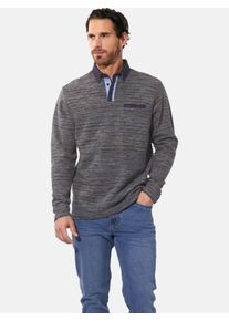 Sweatshirt Babista "Sweatshirt FALDEN", Herren, Gr. M, blau (blau melange), Obermaterial: 93% Baumwolle CO. 7% Polyester COOLMAX PES(Coolmax)., Sweatshirts Sweatshirt