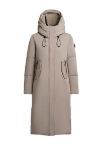 Wintermantel Khujo "Wintermantel Luggs", Damen, Gr. S, beige (greige), Obermaterial: 55% Baumwolle CO. 45% Polyester PES. Obermaterial: Futter: 100% Nylon NY. 100% Polyester PES., M&auml;ntel Wintermantel