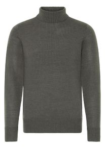Rollkragenpullover Blend "Rollkragenpullover BHRylie", Herren, Gr. M, grau (charcoal mix), Obermaterial: 100% Polyacryl PAN., Pullover Rollkragenpullover