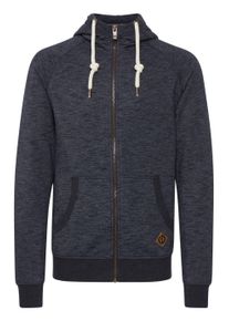 !Solid Kapuzensweatjacke SOLID "Kapuzensweatjacke SDVitu", Herren, Gr. XL, blau (ins bl mel), Obermaterial: 60% Baumwolle CO. 40% Polyester PES., Sweatjacken Kapuzensweatjacke