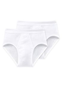 Slip Schiesser "Slip ESSENTIALS 2er Pack", Herren, Gr. M, wei&szlig;, Obermaterial: 100% Baumwolle CO., Unterhosen Slip