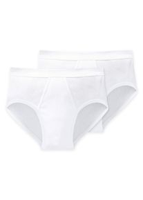 Slip Schiesser "Slip 2er Pack", Herren, Gr. 3XL, wei&szlig;, Obermaterial: 100% Baumwolle CO., Unterhosen Slip