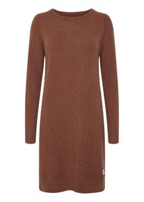 Strickkleid oxmo "Strickkleid OXMareen", Damen, Gr. XL, N-Gr, braun (tortoise shell melange), Obermaterial: 50% Viskose CV. 27% Polyester PES. 23% Nylon NY., Kleider Strickkleid