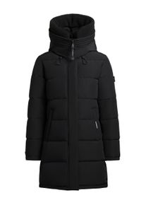 Steppmantel Khujo "Steppmantel Kelsi", Damen, Gr. L, schwarz, Obermaterial: 85% Polyester PES. 15% Baumwolle CO. Obermaterial: Futter: 100% Nylon NY. 100% Polyester PES., M&auml;ntel Steppmantel