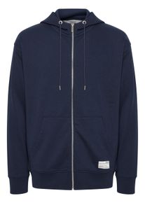 !Solid Kapuzensweatjacke SOLID "Kapuzensweatshirtjac SDMason", Damen, Gr. S, blau (insignia blau), Obermaterial: 60% Baumwolle CO. 40% Polyester PES., Sweatjacken Kapuzensweatjacke