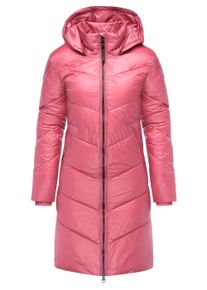 Wintermantel Ragwear "Wintermantel Rebelka Shiny YOUMODO", Damen, Gr. M, rosa (rose), Obermaterial: 100% Polyester PES. Obermaterial: Futter: 100% Polyester PES. 100% Polyester PES., M&auml;ntel Wintermantel