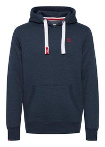 !Solid Kapuzenpullover SOLID "Hoodie SDBennHood", Herren, Gr. M, blau (ins bl mel), Obermaterial: 50% Baumwolle CO. 50% Polyester PES., Pullover Kapuzenpullover