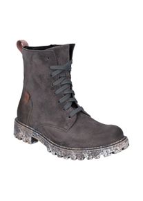 Stiefelette Josef Seibel "Marta 02, asphalt-kombi", Damen, Gr. 38, grau (asphalt, kombi), Obermaterial: 100% Rindsleder Leather cow., Schuhe Stiefelette